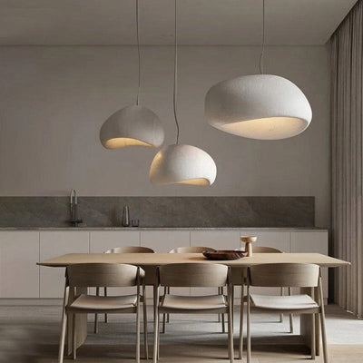 Wabi-Sabi Pendant Light – Sculptural Elegance in Three Sizes