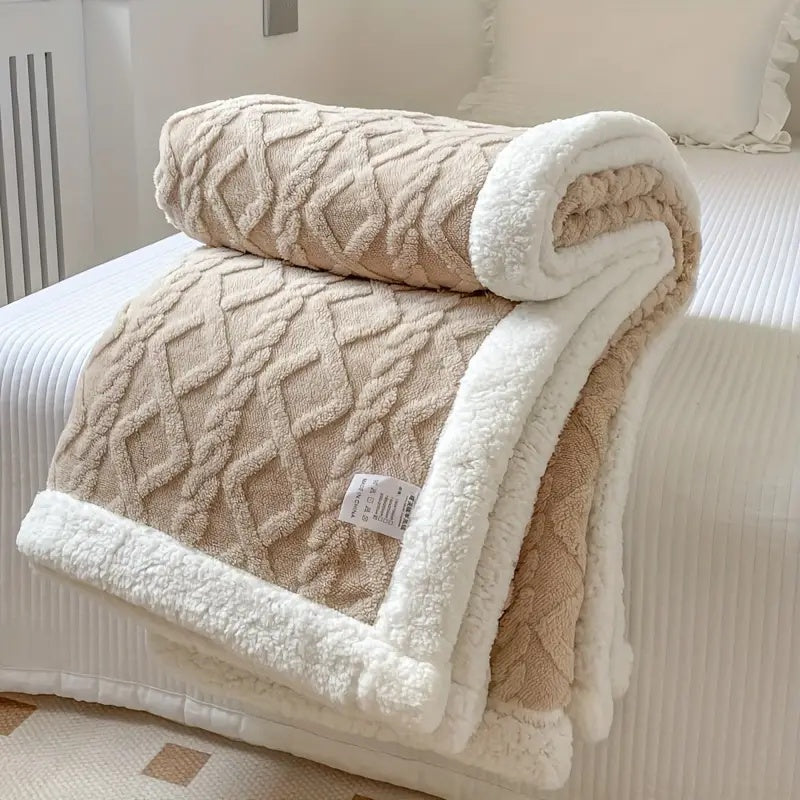 Reversible Sherpa Blanket – Luxurious Comfort for Every Season