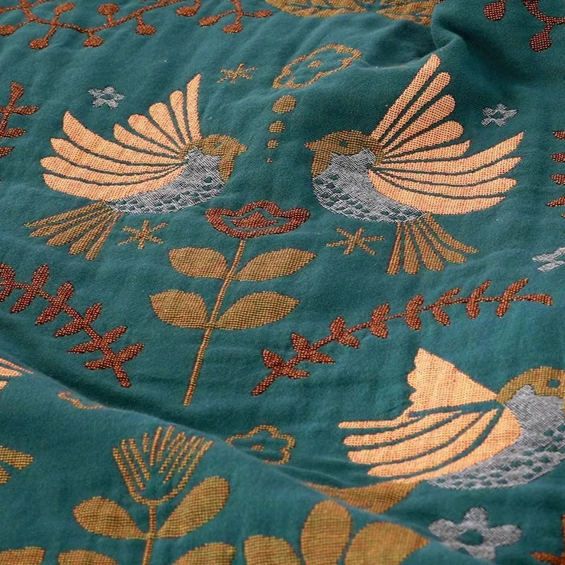 Nordic Charm Reversible Throw – Elegance & Cozy Comfort for Your Home