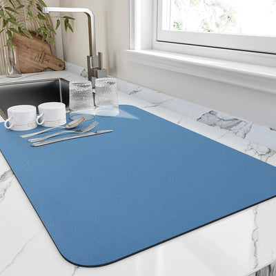 Quick-Drying Dish Mat – Ultra-Absorbent Diatomite for a Clean and Organized Kitchen