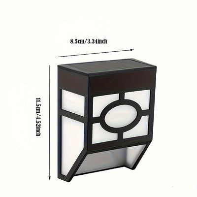 Solar LED Wall Light – Smart Outdoor Illumination with Soft Ambient Glow