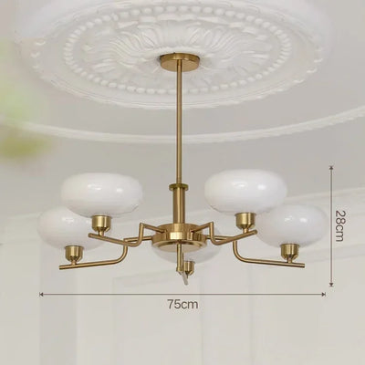 Bauhaus Medieval Ceiling Lamp – Retro Nordic LED Chandelier