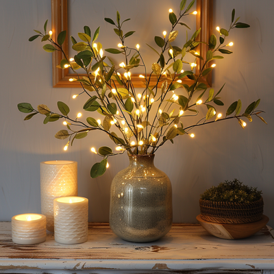 LED Light-Up Branches – Natural Elegance for Enchanting Decor