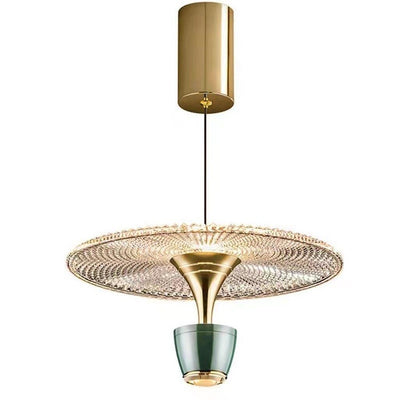 Modern LED Disc Pendant Light – Sleek & Elegant Statement Piece