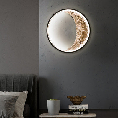 LunaGlow 3D Moon Wall Lamp – Celestial LED Lighting for a Tranquil Ambience