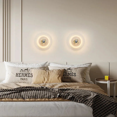 Vintage Ripple Glass Wall Sconce – Timeless Elegance with a Soft Glow