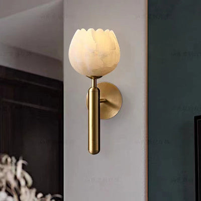 Marble Rose Wall Light – Elegant Floral-Inspired Luxury Lighting