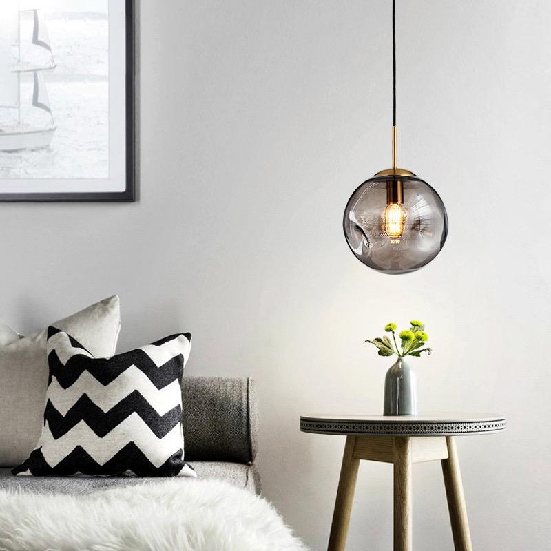 Modern Gold Glass Pendant Light – A Statement of Elegance
