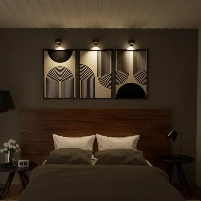 EasyStick™ Cordless Wall Light – Rechargeable, Dimmable & 360° Rotatable LED Lamp