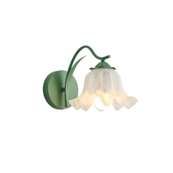 French Retro Garden Flower Wall Lamp – Elegant LED Floral Wall Light (E27, 5W)