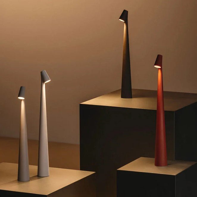 LumiGlow Rechargeable LED Table Lamp – Elegant Portable Lighting