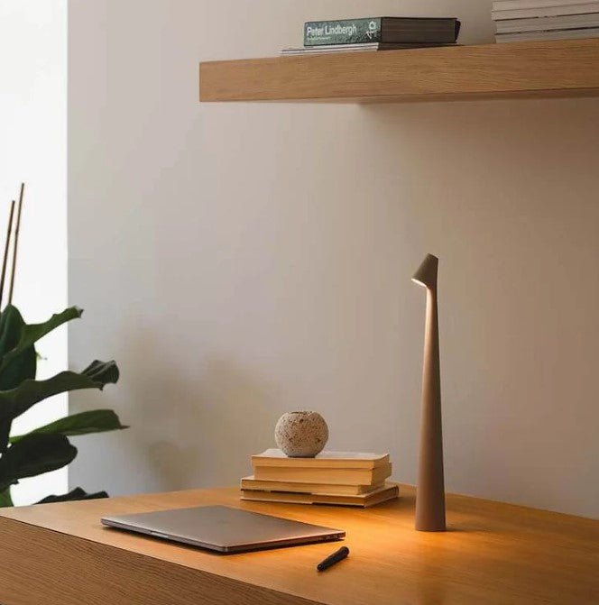 LumiGlow Rechargeable LED Table Lamp – Elegant Portable Lighting