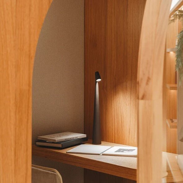 LumiGlow Rechargeable LED Table Lamp – Elegant Portable Lighting