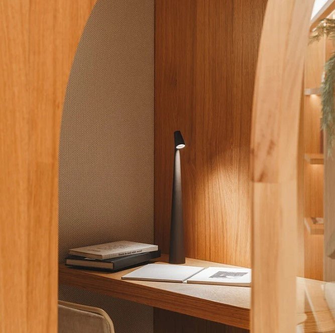 LumiGlow Rechargeable LED Table Lamp – Elegant Portable Lighting