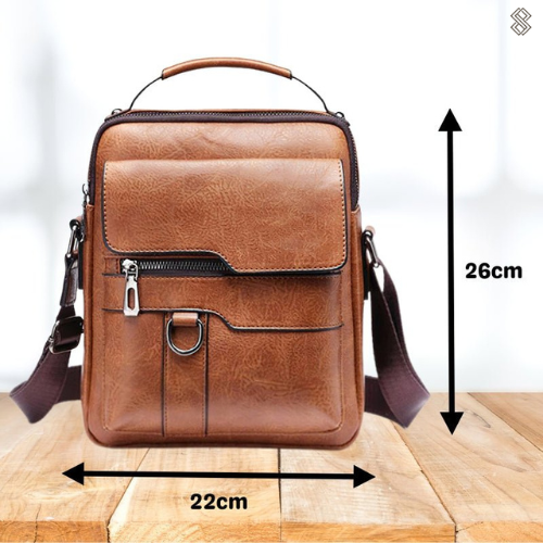 Luxury Leather Crossbody Bag – Elegant, Practical & Timeless