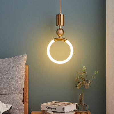 Nordic Simple LED Pendant Light – Scandinavian Minimalism for Modern Spaces