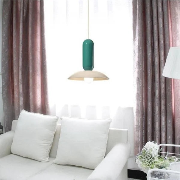 Macaron Frisbee Pendant Light – Playful & Modern Ceiling Lamp for Home & Dining