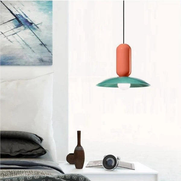 Macaron Frisbee Pendant Light – Playful & Modern Ceiling Lamp for Home & Dining