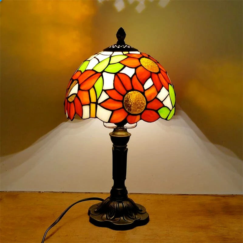 Baroque Retro LED Table Lamp E27 – Mediterranean Elegance for Your Home