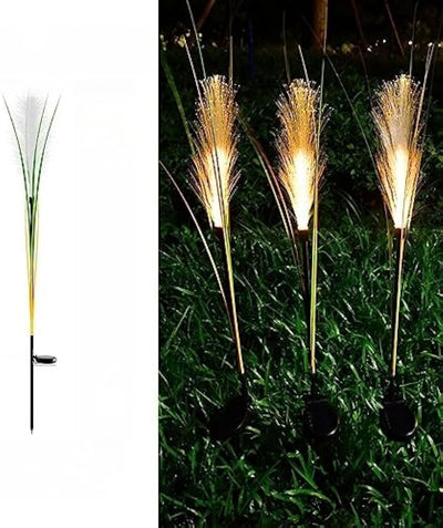 Solar Fiber Reed Outdoor Light – Elegant LED Garden Pathway Lighting (IP65)