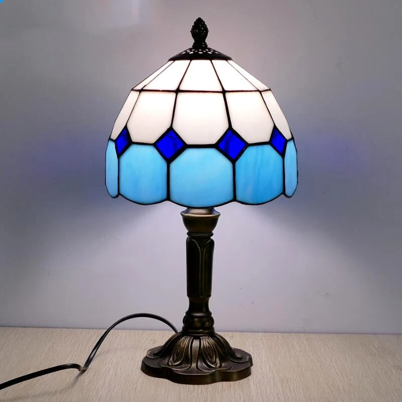 Baroque Retro LED Table Lamp E27 – Mediterranean Elegance for Your Home