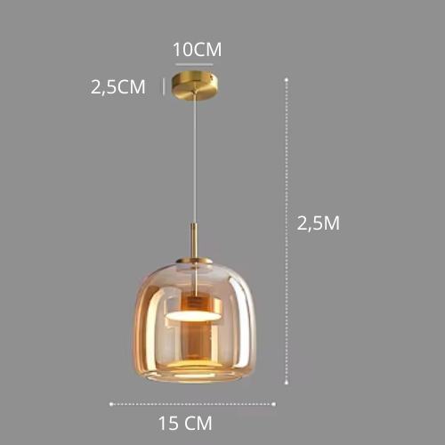 ClearGlow Pendant Lamp – Modern Simplicity Meets Timeless Elegance