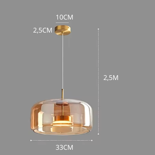 ClearGlow Pendant Lamp – Modern Simplicity Meets Timeless Elegance