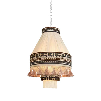 Bohemian Fringe Pendant Light – A Blend of Art and Elegance