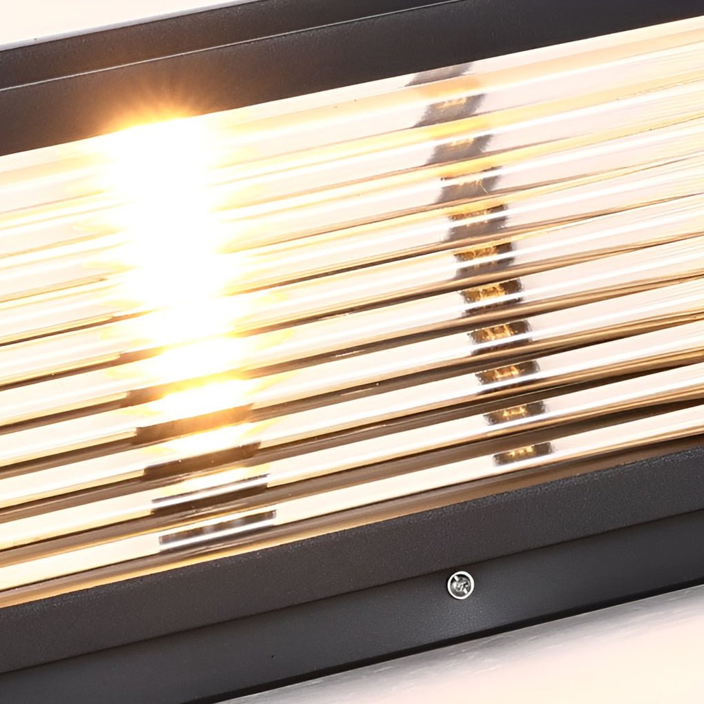 Modern LED Outdoor Pillar Light – Elegant Black Design with Hardwired & Solar Options