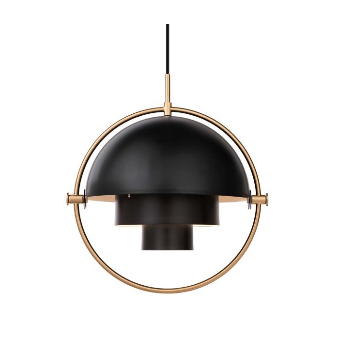 HanuGlo LED Pendant Light – Multi-Layered Rotatable Metal Hanging Lamp (E27, Modern Design)