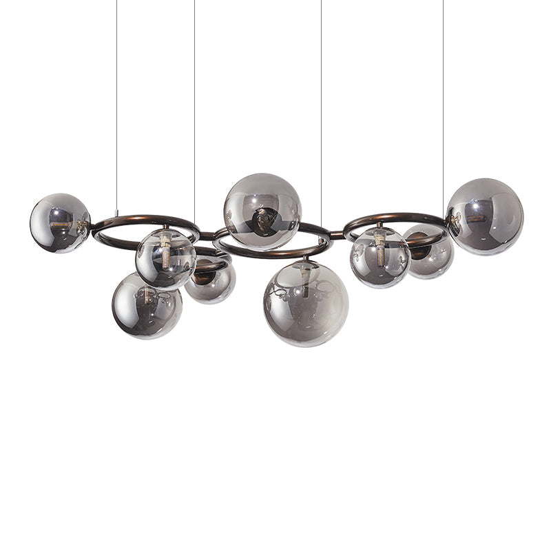 Modern Dining Table Pendant Light – Stylish LED Ceiling Lamp with Adjustable Rings