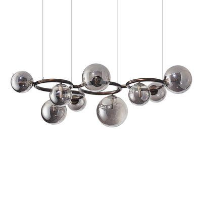 Modern Dining Table Pendant Light – Stylish LED Ceiling Lamp with Adjustable Rings