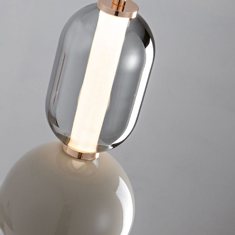 Nordic Creative Iron Glass Pendant Light – Modern Minimalist Elegance