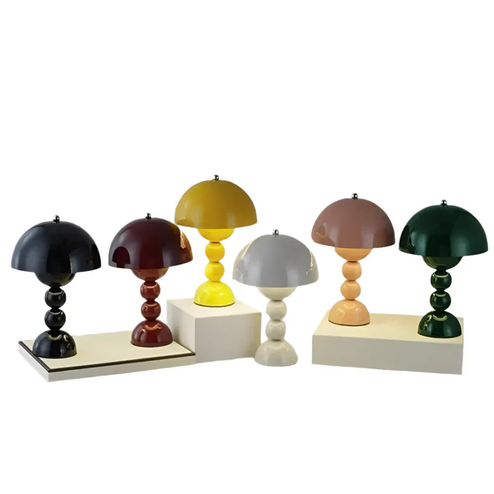 Nordic Flower Bud Table Lamp – Stylish & Portable Macaron-Inspired Lighting