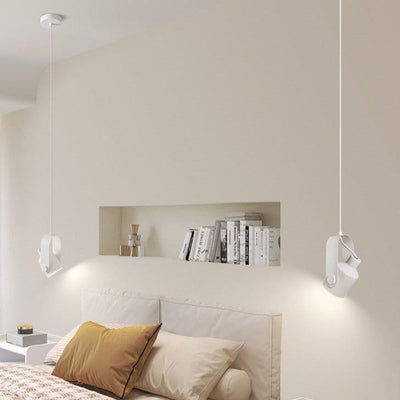 Nordic Hanging Spotlight – Sleek & Minimalist Wood-Metal Pendant Light
