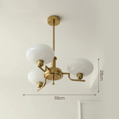 Bauhaus Medieval Ceiling Lamp – Retro Nordic LED Chandelier