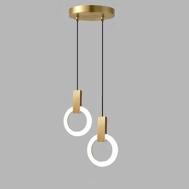 Nordic Ring LED Pendant Light – Minimalist Elegance for Modern Interiors