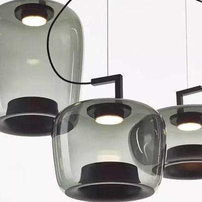 Modern LED Pendant Light – Minimalist Glass & Metal Design for Kitchens & Dining