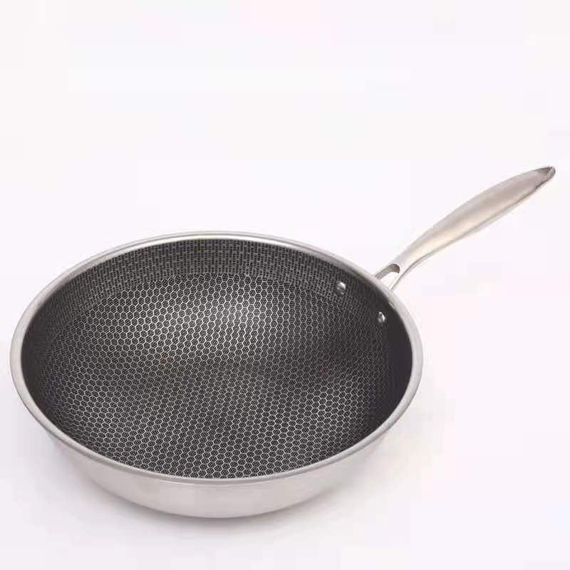 CuisinePro – Stainless Steel Non-Stick Frying Pan for Effortless & Professional Cooking