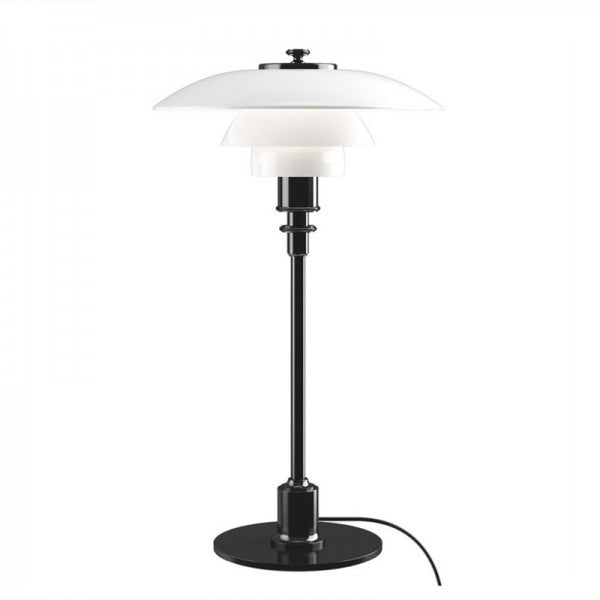 Disc Multilayer Metal Table Lamp – Elegant Opal Glass Lighting for a Modern Home
