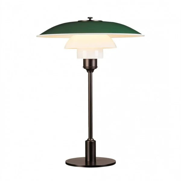 Disc Multilayer Metal Table Lamp – Elegant Opal Glass Lighting for a Modern Home