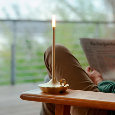 Giavi Candlelight – Elegant Rechargeable LED Table Lamp with Dimmable Glow