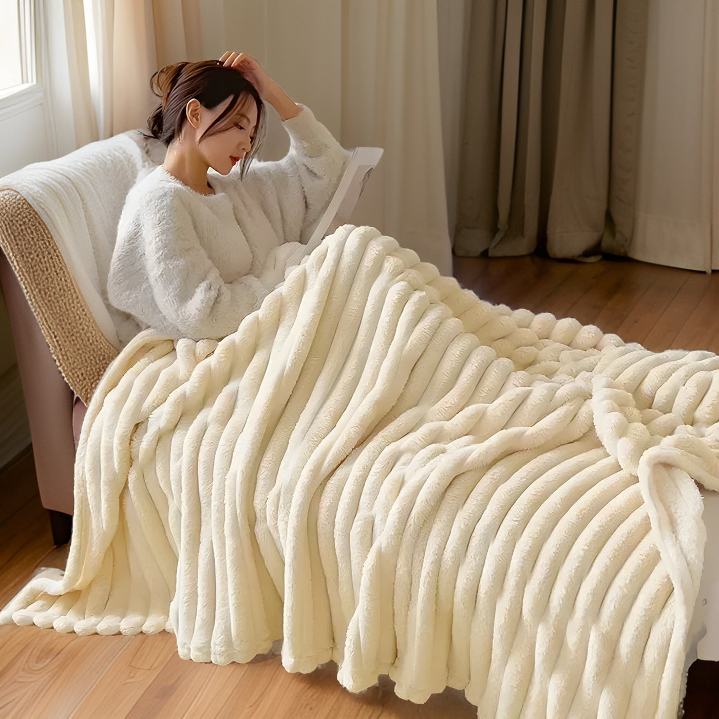 Luxurious Fleece Blanket – Soft, Warm & Stylish Comfort