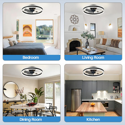 Oberlicht Smart Ceiling Fan – LED Light & Remote Control for Modern Comfort