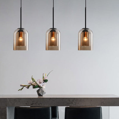 Elegant Colored Glass Pendant Lights – Modern & Sophisticated Ambiance
