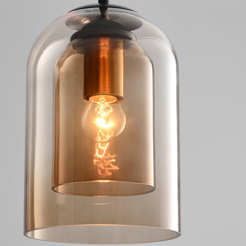 Elegant Colored Glass Pendant Lights – Modern & Sophisticated Ambiance