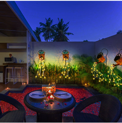 Solar Waterfall Light – Enchanting LED Garden Lantern