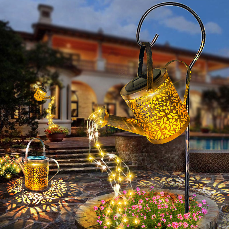 Solar Waterfall Light – Enchanting LED Garden Lantern