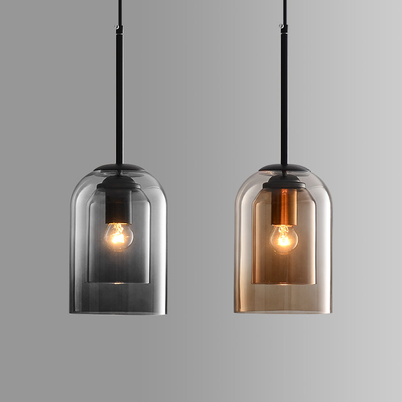 Elegant Colored Glass Pendant Lights – Modern & Sophisticated Ambiance