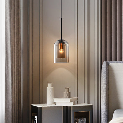 Elegant Colored Glass Pendant Lights – Modern & Sophisticated Ambiance